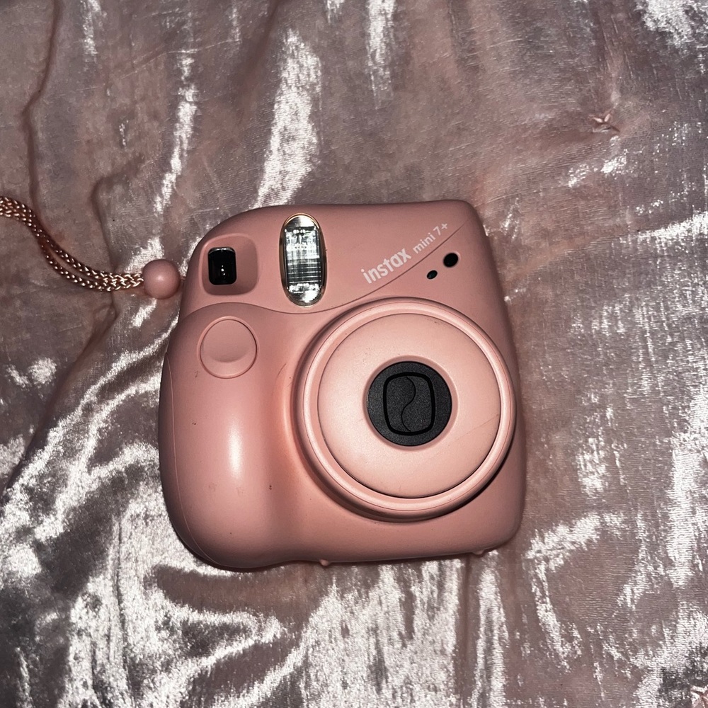 Blush Pink Instax Mini Polaroid Film Camera 7+
